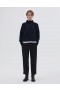 English Rib Funnel Neck Jumper Navy | Women Margaret Howell Knitwear