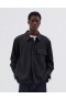 Flap Pocket Overshirt Black | Men Margaret Howell Shirts