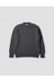 Heavy Crew Neck Charcoal / Storm Grey Twist | Men Margaret Howell Knitwear