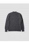 Heavy Crew Neck Charcoal / Storm Grey Twist | Men Margaret Howell Knitwear