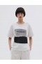 Mhl. Abstract Stripe T Shirt Off White | Women Margaret Howell Sportswear