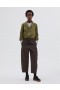 Mhl. Barrel Leg Trouser Dark Brown | Women Margaret Howell Trousers
