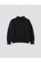 Mhl. Chunky Button Neck Sweater Black | Women Margaret Howell Knitwear