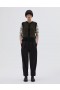 Mhl. Contrast Trim Waistcoat Dark Olive / Black | Women Margaret Howell Knitwear
