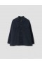 Mhl. Long Overshirt Black | Men Margaret Howell Shirts