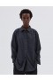 Mhl. Oversized Painters Shirt Charcoal | Women Margaret Howell Shirts