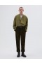 Mhl. Wide Waistband Trouser Dark Olive | Men Margaret Howell Trousers