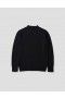 Saddle Crew Dark Navy Twist | Men Margaret Howell Knitwear