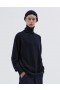 Wide Roll Neck Dark Navy Twist | Men Margaret Howell Knitwear