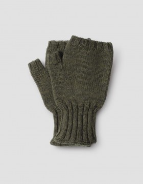 Mhl. Chunky Fingerless Glove Khaki | Women/Men Margaret Howell Gloves