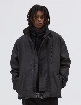 Mhl. Firemans Coat Ebony | Men Margaret Howell Jackets & Coats