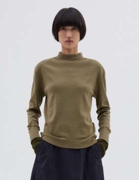Mhl. High Neck Thermal Fennel | Women Margaret Howell Sportswear