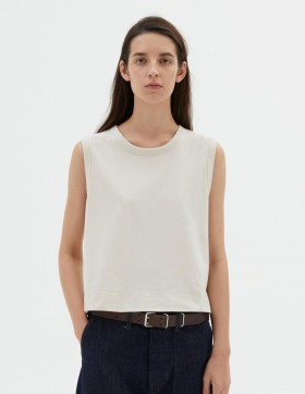Mhl. Tank Top Off White | Women Margaret Howell Sportswear