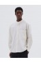  Camisa oversized sem gola off-white | Camisas Margaret Howell para homem