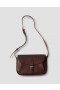  Bolsa Satchel com Bolso e Pregas Marrom | Bolsas Femininas Margaret Howell