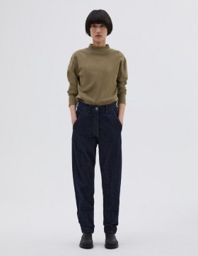 Calça Jeans Afunilada Índigo Mhl. | Calças Margaret Howell Femininas