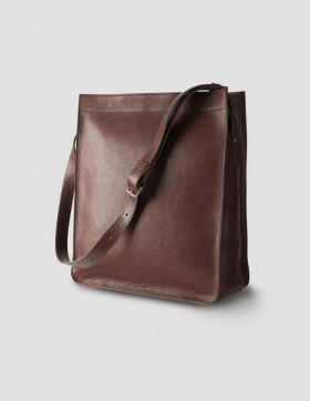  Bolsa de ombro marrom | Bolsas Margaret Howell para mulheres e homens