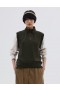  Mhl. Maglia con mezza zip verde militare | Maglieria Margaret Howell da donna