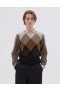 Maglione Argyle Ombre Mocha | Maglieria Margaret Howell da donna