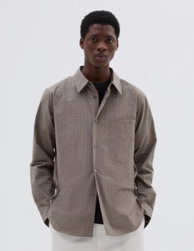  Camicia Basic Stone / Khaki | Camicie da uomo Margaret Howell