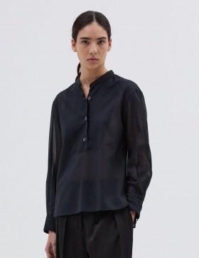  Camicia con pettorina nera | Camicie Margaret Howell da donna