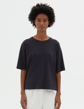  Mhl. Maglietta semplice blu navy | Abbigliamento sportivo Margaret Howell da donna