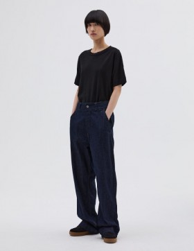  Mhl. Jeans a gamba larga indaco | Pantaloni Margaret Howell da donna