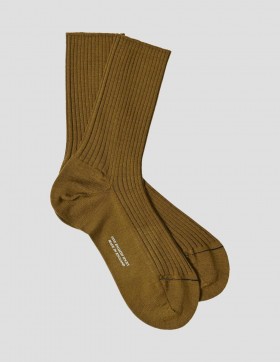  Full Rib Sock Sennep | Dame Margaret Howell Sokker