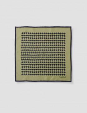  Glencheck-skjerf Salvie / Blekk | Dame/Herre Margaret Howell-skjerf