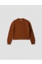  Donegal Crew Neck Rust | Swetry damskie Margaret Howell