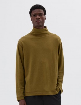  Mizuno Thermal Funnel Neck Ochre | Męska odzież sportowa Margaret Howell