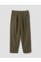  Pantaloni Mhl. Cinch Back Moss | Pantaloni pentru femei Margaret Howell