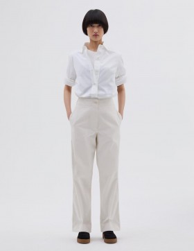  Pantaloni Mhl. Naval Alb-Gri | Pantaloni pentru femei Margaret Howell