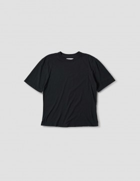  Tricou simplu Mhl. Negru | Bărbați Margaret Howell Sportswear