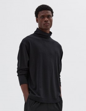  Tricou termic Mizuno Funnel Negru pentru bărbați | Margaret Howell Sportswear