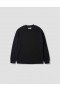  Mhl. Wide Neck Sweatshirt Svart | Herr Margaret Howell Stickat