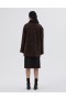  Shearling Car Coat Svart/Brun | Damjackor & Kappor Margaret Howell