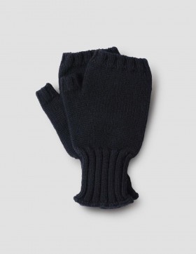  Mhl. Chunky Fingerless Glove Svart | Dam/Herr Margaret Howell Gloves