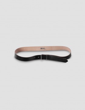  Mhl. Simple Belt Svart | Dam/Herr Margaret Howell Bälten