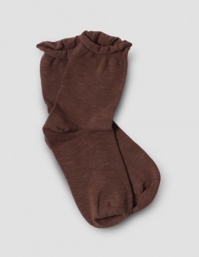  Mhl. Roll Top Sock Carob | Dame Margaret Howell Strømper