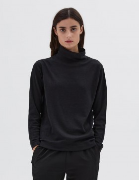  Mizuno Thermal Funnel Neck Sort | Dame Margaret Howell Sportstøj