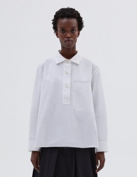  Mhl. Big Pocket Swing Shirt Hvid | Dame Margaret Howell Shirts