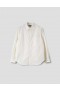  Basic Shirt Off White / Zwart | Heren Margaret Howell Shirts