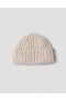 Chunky Rib Beanie Crème | Heren/Dames Margaret Howell Hoeden