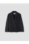  Mhl. Blazer met klepzakken, zwart | Heren Margaret Howell Jassen & Mantels