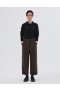  Relaxed Crop Broek Tabak | Dames Margaret Howell Broek