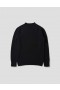  Saddle Crew Dark Navy Twist | Heren Margaret Howell Knitwear