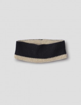  Mhl. Tipped Headband Zwart / Linnen | Dames/Heren Margaret Howell Hoeden