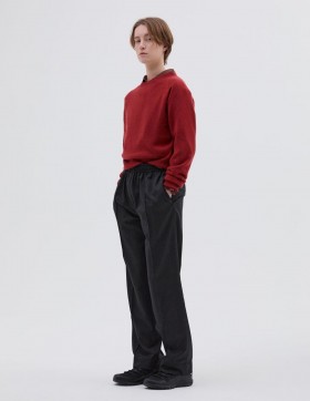  Relaxed Pintuck-broek in antraciet | Dames Margaret Howell-broek