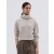  Hoog geribbelde polokraag ecru | Dames Margaret Howell Knitwear